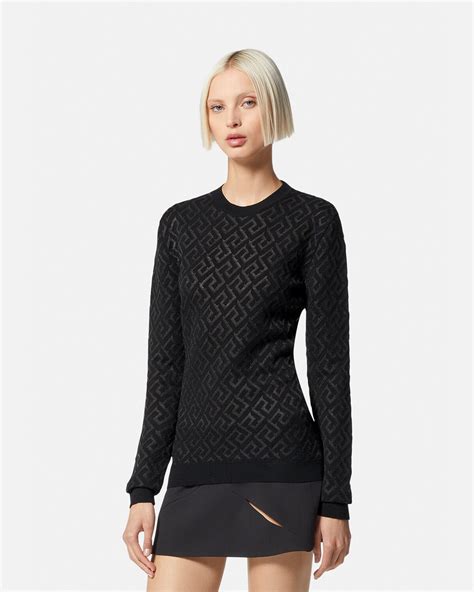 versace la greca sweater|versace greca sneakers women's.